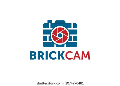 brick house logo design template element