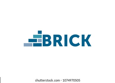 brick house logo design template element