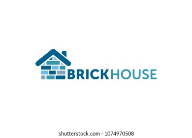 Brick House Logo Design Template Element