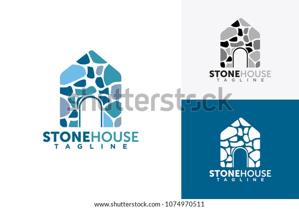 brick house logo\
design template element