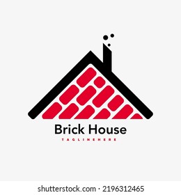 Brick House Logo. Free Vector