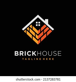 Brick House Logo With Modern Concept