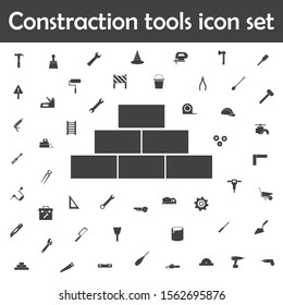 Brick icon. Constraction tools icons universal set for web and mobile