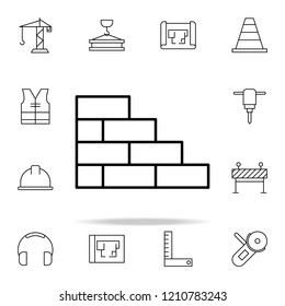 brick icon. construction icons universal set for web and mobile