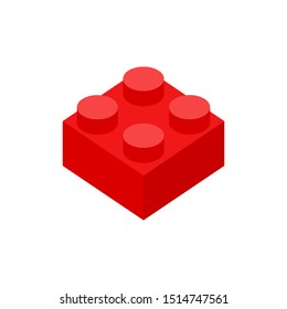 Brick icon. Graphic template. Vector illustration.