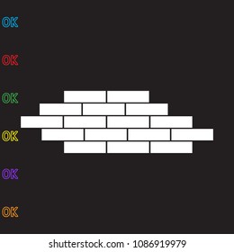 brick, icon illustration