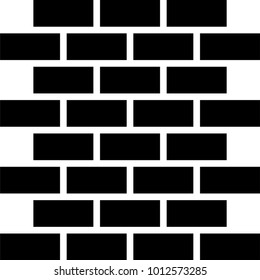 Brick Icon, Brick Vector Art Illustration