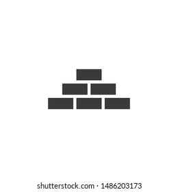 brick icon vector logo template logo 