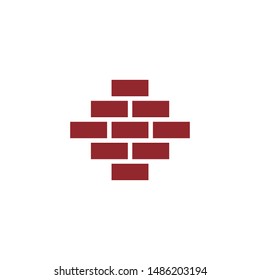 brick icon vector logo template logo 