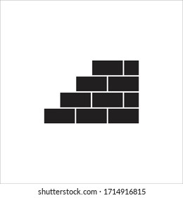 brick icon vector sign symbol isolated