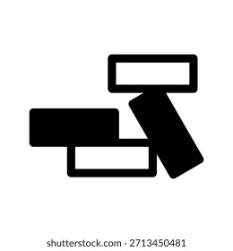 Brick Icon Vector Symbol Design Illustration