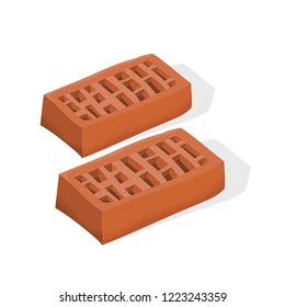 Brick icons vector illustration