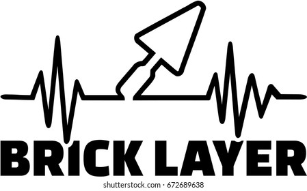 Brick layer heartbeat line
