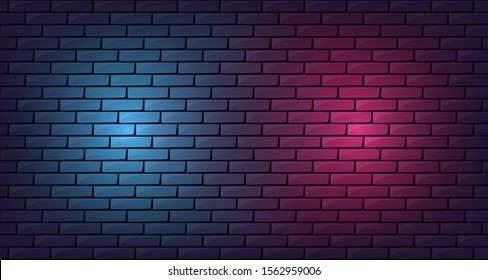 Brick Led Glow Background Design Stock Vector (Royalty Free) 1562959006 ...