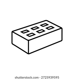 brick line logo vector icon on a white background
Vector line logo icon