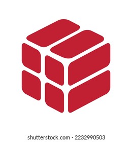 brick logo 2 icon template