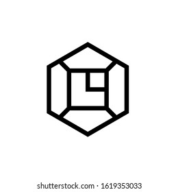 brick logo design vector template