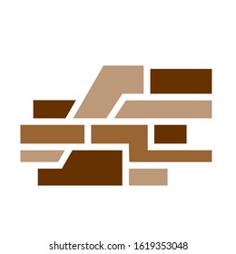 brick logo design vector template