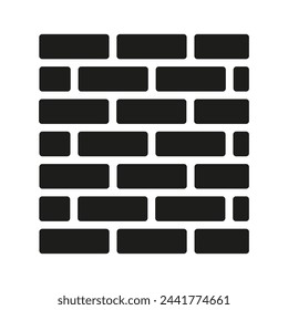 Patrón de ladrillo moderno. Bloques geométricos abstractos. Diseño de textura sin costuras. Estilo de arte minimalista. Ilustración vectorial. EPS 10.