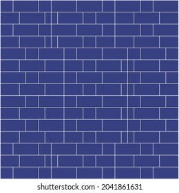 brick pattern vector. Indigo Seamless Pattern Print Vector