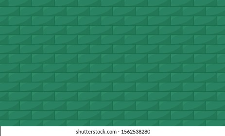 Brick pattern wallpaper. Brick wall background. green brick wallpaper.