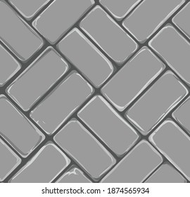 brick paver background pattern with grey color tones