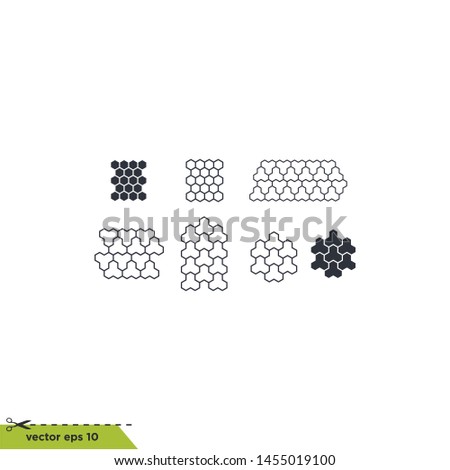 brick paver icon vector logo template