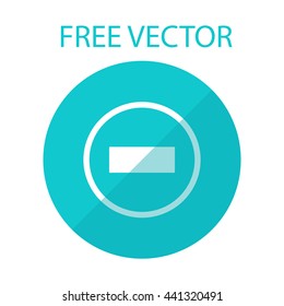 brick road sign free vector style flat