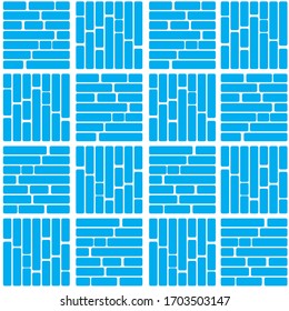a brick of squares book pattern 
