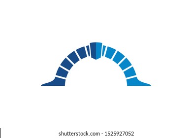 brick stone logo icon vector isolated