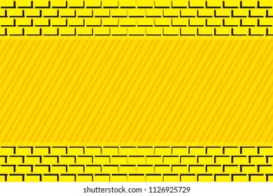 Brick and stripe, background material wallpaper, copy space, title space, message space,