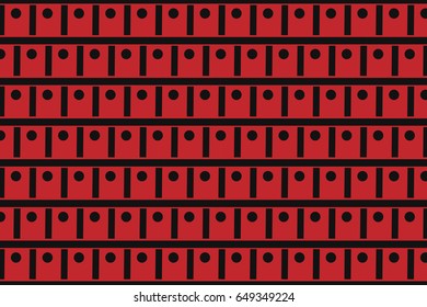 Brick style square and circle modern vector clean simple editable pattern