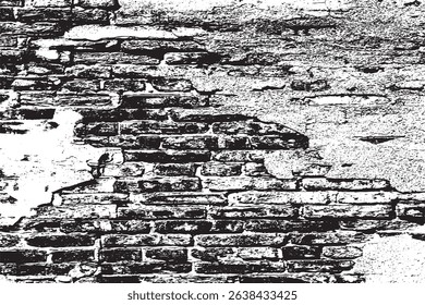 Brick texture with scratches and cracks
