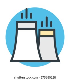 Brick Tower Cool Vector Icon