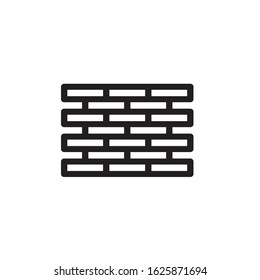 Brick Trendy Flat Icon Design Building and Construction Theme