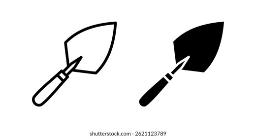 Conjunto de iconos de paleta de ladrillo. para concepto móvil y Diseño web sobre fondo blanco