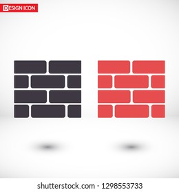 Brick Vector Icon Stock Vector (Royalty Free) 1298553733 | Shutterstock