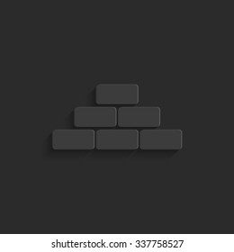 brick - vector icon