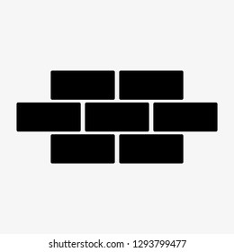 Brick vector icon, eps 10