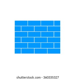 Brick Vector icon. Flat design style eps 10