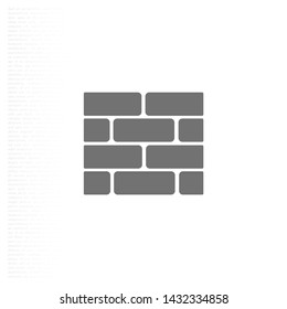 brick Vector icon . Lorem Ipsum Illustration design