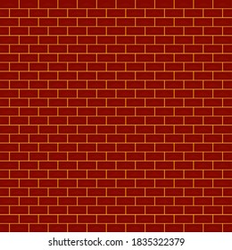 Fondo abstracto de pared de ladrillo, colorido marrón clásico con textura geométrica clara, exterior casero, vectores de papel pintado de decoración y patrón de ilustración sin inconvenientes vintage