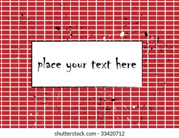 Brick wall as advertising space