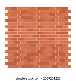 icono de arquitectura de pared de ladrillo aislado