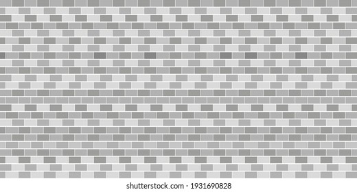 Brick wall background. Flat style. Vector illustration