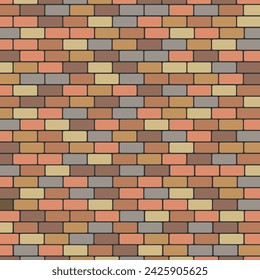 Brick Wall Background Illustration Vector