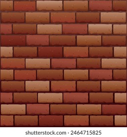 Brick wall background image vector