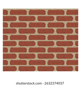 brick wall background pixel art