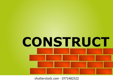 Brick wall background with property industri concept