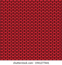 brick wall background in red colors
